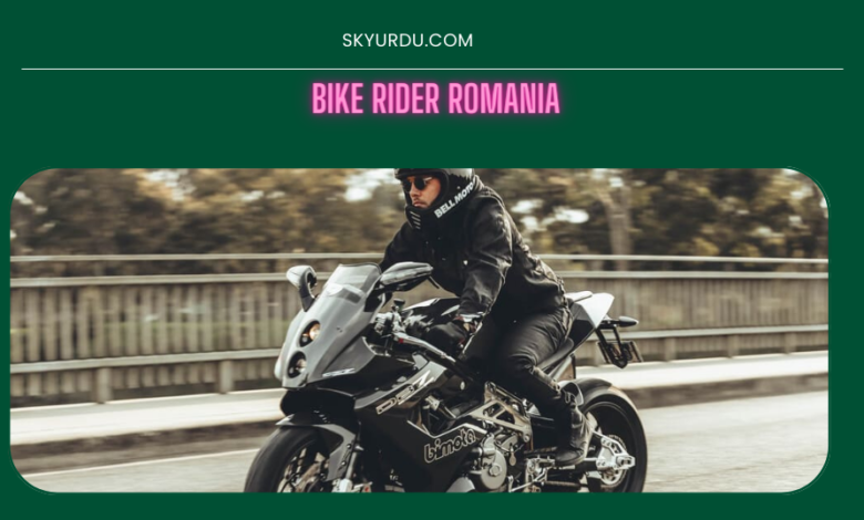 Bike rider romania