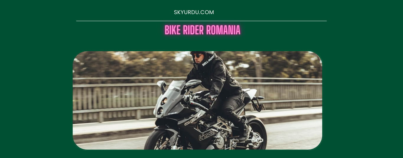 Bike rider romania