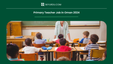 Primary Teacher Job in Oman 2024