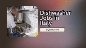 Dishwasher Jobs in Italy