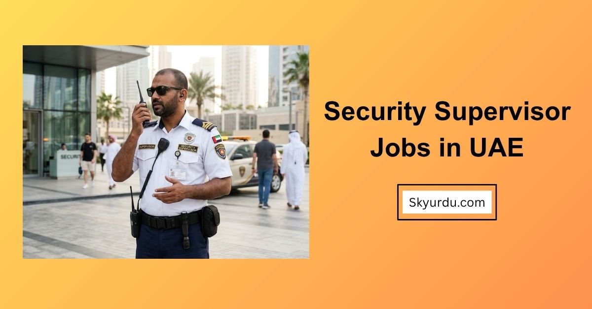 Security Supervisor Jobs in UAE